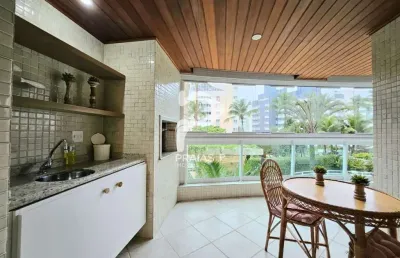 Apartamento com 3 quartos à venda na passeio dos galeões, --, riviera, bertioga por r$ 2.900.000