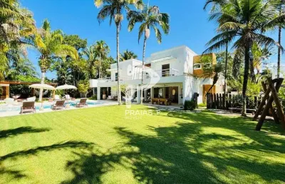 Casa em condomínio fechado com 5 quartos à venda na passeio da floresta, --, riviera, bertioga por r$ 18.000.000