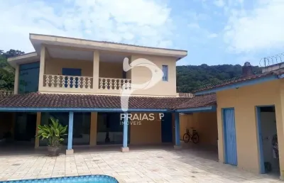 Casa com 5 quartos à venda na das marimbas, --, balneário praia do pernambuco, guarujá por r$ 1.200.000