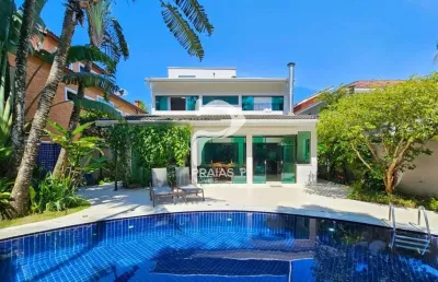 Casa em condomínio fechado com 4 quartos à venda na alameda caiaue, --, riviera, bertioga por r$ 7.500.000