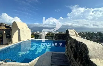 Cobertura com 4 quartos à venda na julio prestes de albuquerque, --, enseada, guarujá por r$ 2.500.000