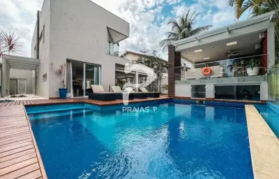 Casa em condomínio fechado com 5 quartos à venda na passeio da floresta, --, riviera, bertioga por r$ 6.800.000