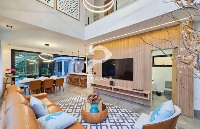 Casa em condomínio fechado com 4 quartos à venda na alameda de são miguel, --, riviera, bertioga por r$ 5.800.000