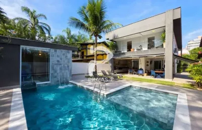 Casa em condomínio fechado com 6 quartos à venda na alameda do pampa, --, riviera, bertioga por r$ 6.800.000