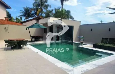 Casa em condomínio fechado com 6 quartos à venda na francisco seabra gonçalves (rua 52), --, jardim acapulco, guarujá por r$ 5.500.000