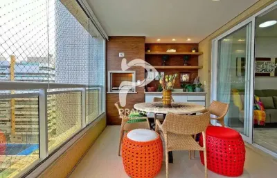 Apartamento com 4 quartos à venda na alameda jurua, --, riviera, bertioga por r$ 5.800.000