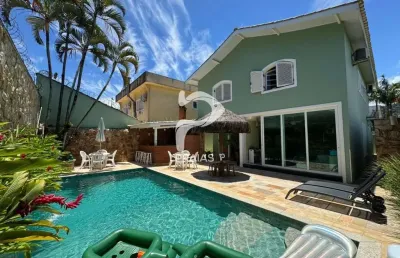 Casa em condomínio fechado com 4 quartos à venda na jamburana, --, enseada, guarujá por r$ 1.590.000