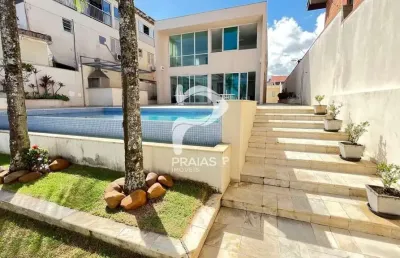 Casa com 5 quartos à venda na miguel stefno, --, enseada, guarujá por r$ 3.700.000