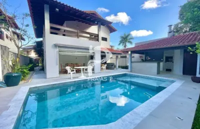 Casa com 4 quartos à venda na alameda urubupunga, --, riviera, bertioga por r$ 3.500.000