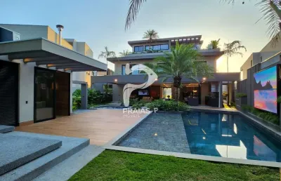 Casa em condomínio fechado com 7 quartos à venda na alameda guadalupe, --, riviera, bertioga por r$ 24.900.000