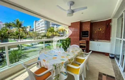 Apartamento com 3 quartos à venda na alameda do remo, --, riviera, bertioga por r$ 3.900.000