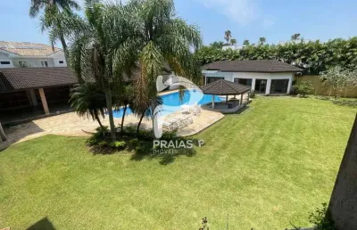 Casa em condomínio fechado com 5 quartos à venda na milton mussa gaze (av. 09), --, jardim acapulco, guarujá por r$ 4.900.000