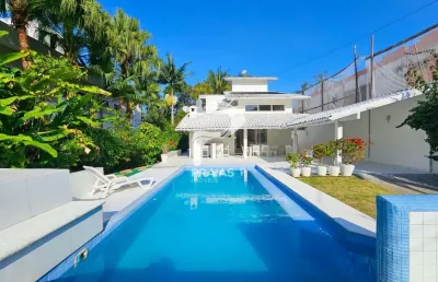Casa em condomínio fechado com 4 quartos à venda na alameda ebano, --, riviera, bertioga por r$ 3.400.000