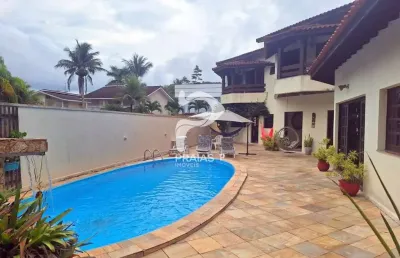 Casa em condomínio fechado com 5 quartos à venda na rua sete, --, balneário praia do pernambuco, guarujá por r$ 2.200.000