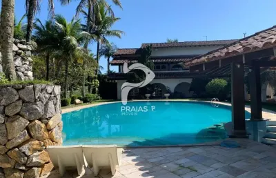 Casa em condomínio fechado com 9 quartos à venda na domingos antônio brás, --, jardim acapulco, guarujá por r$ 12.500.000