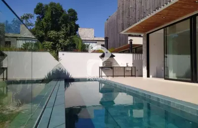 Casa em condomínio fechado com 5 quartos à venda na dominica, --, riviera, bertioga por r$ 15.000.000