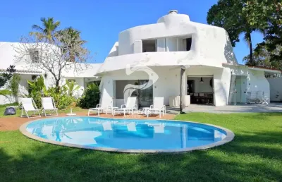 Casa em condomínio fechado com 5 quartos à venda na das amendoeiras, --, balneário praia do pernambuco, guarujá por r$ 3.300.000