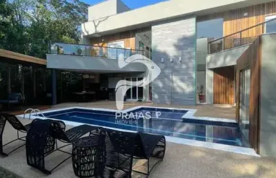 Casa em condomínio fechado com 4 quartos à venda na alameda de são miguel, --, riviera, bertioga por r$ 5.390.000