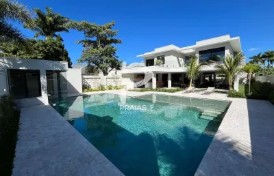 Casa em condomínio fechado com 7 quartos à venda na alvaro jose rodrigues valente (av. 08), --, jardim acapulco, guarujá por r$ 10.000.000