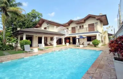 Casa em condomínio fechado com 6 quartos à venda na luiz alberto penellas filho (rua 75), --, jardim acapulco, guarujá por r$ 2.600.000