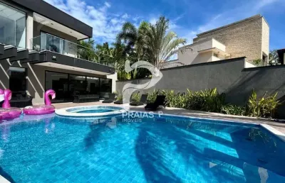 Casa em condomínio fechado com 7 quartos à venda na alameda agogo, --, riviera, bertioga por r$ 15.000.000