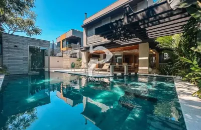 Casa em condomínio fechado com 5 quartos à venda na alameda baqui, --, riviera, bertioga por r$ 8.900.000