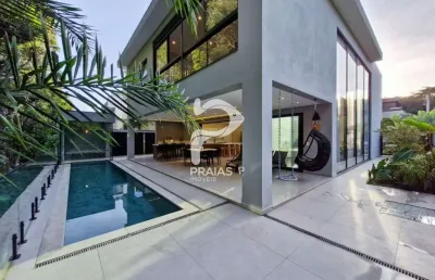 Casa em condomínio fechado com 5 quartos à venda na santa cruz, --, riviera, bertioga por r$ 11.800.000