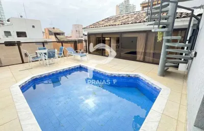 Cobertura com 3 quartos à venda na rua bandeirantes, --, enseada, guarujá por r$ 900.000