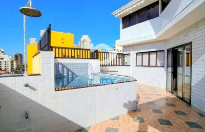 Cobertura com 3 quartos à venda na leônidas araújo ribeiro, --, enseada, guarujá por r$ 580.000