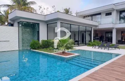 Casa em condomínio fechado com 6 quartos à venda na severino prieto alvarez (av. 02), --, jardim acapulco, guarujá por r$ 12.500.000