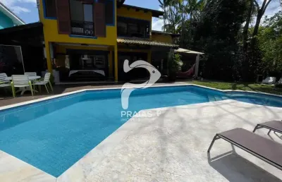 Casa em condomínio fechado com 3 quartos à venda na rua 3, --, balneário praia do pernambuco, guarujá por r$ 3.000.000