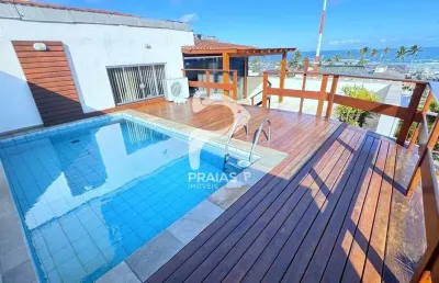 Cobertura com 3 quartos à venda na peru, --, enseada, guarujá por r$ 950.000