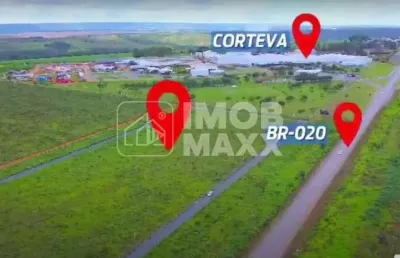 Lote comercial  a venda de 1000 m² no 3º distrito industrial - formosa go