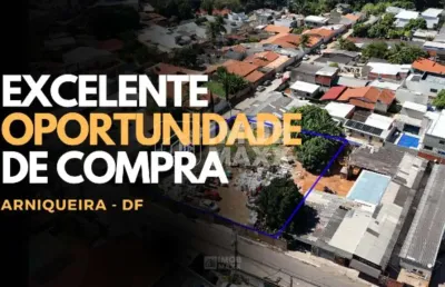 Terreno 1380m² à venda em arniqueira, águas claras - brasília