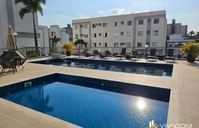 Apartamento 2 quartos com vaga de estacionamento e condomínio completo