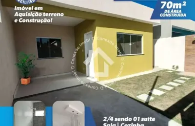 Casa no matapoã/mosqueiro com 2 quartos (aquisição e construção)