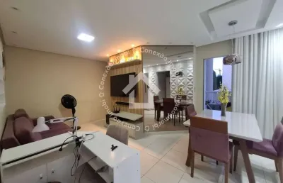Apartamento à venda no condomínio recanto dos ventos - conjunto santa lúcia | com varanda e elevador