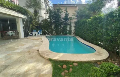 Casa com 5 dorms, campo grande, santos. lazer com piscina.