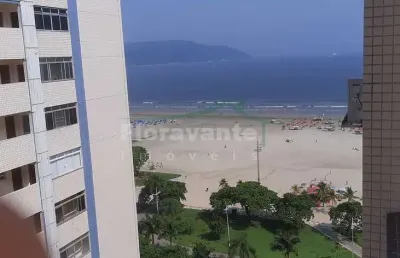 Apartamento vista-mar na pompéia - em condomínio aconchegante