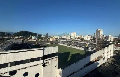 Apartamento vila belmiro - porteira fechada- ao lado do estádio