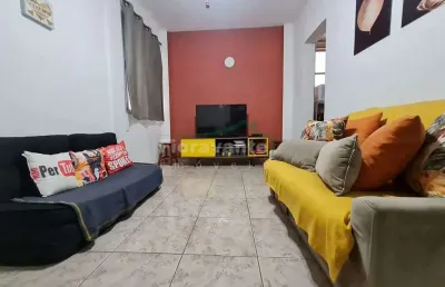 Apartamento com 1 quarto, gonzaga, santos. quadra da praia.
