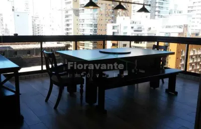 Apartamento gigante no gonzaga - 5 suites e varanda gourmet