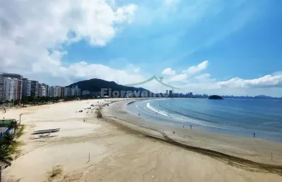 Apartamento na ilha porchat, são vicente com vista para o mar