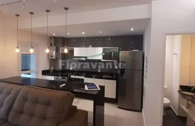Apartamento no gonzaga  1 suíte - varanda gourmet - lazer total