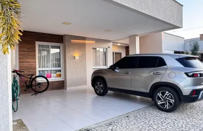 Excelente casa mobiliada em condomínio para locação no sim