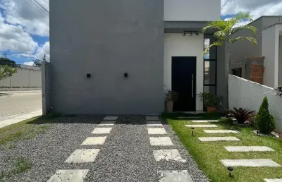 Excelente casa 3/4 em condomínio no bairro papagaio, feira de santana