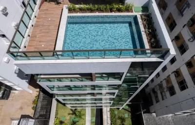 Terraço beira rio - apartamento madalena - 1 quarto