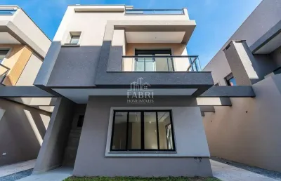 Casa em condomínio fechado com 3 quartos à venda na rua amazonas, 247, água verde, curitiba por r$ 1.090.000