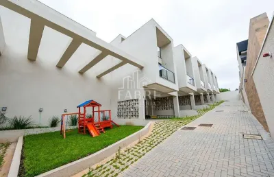 Casa em condomínio fechado com 3 quartos à venda na rua capitão joseph pereira quevedo, 371, mercês, curitiba por r$ 980.000