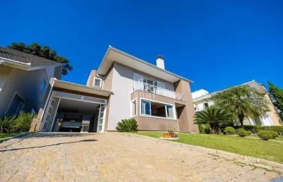 Casa em condomínio fechado com 4 quartos à venda na rua nicanor rivas, 634, são braz, curitiba por r$ 2.550.000
